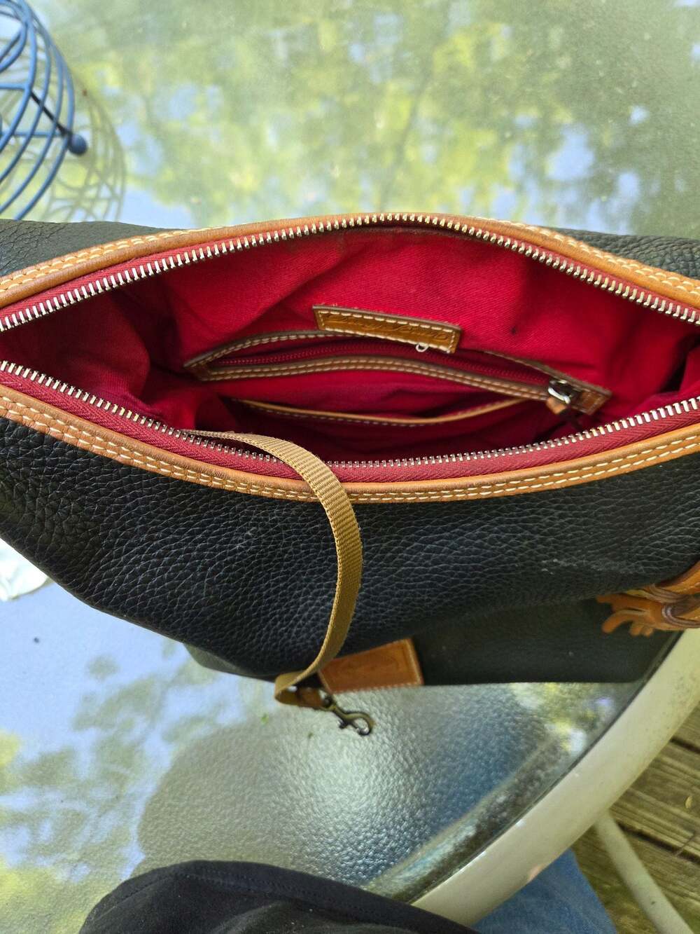 Dooney & Bourke Pebble Grain Leather Paige Sac Hobo Bag - Picture 2 of 4